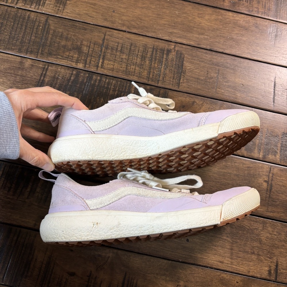 Vans UltraRange Exo SE Shoes Womens 8.5 Lilac Lace Up Skate Sneakers Casual - Picture 6 of 10